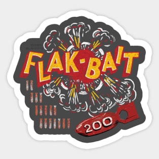 Flak-Bait Nose Art Sticker